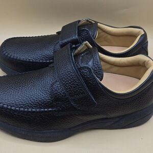 Dr. Comfort Classic Black Leather Loafers